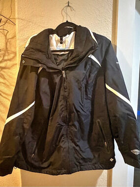 Columbia Bugaboo Ski Jacket Black & White 1X